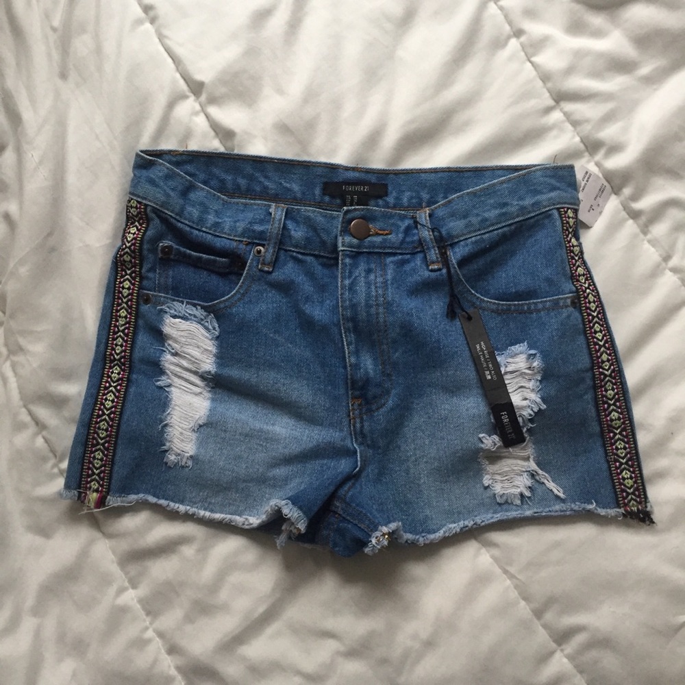 High waisted shorts